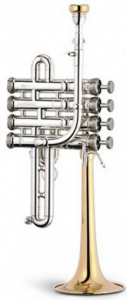 Труба-пикколо in A/Bb "Stomvi", модель "Titanium 5781"