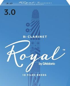 Трости для кларнета Bb Rico Royal №3 RCB1030 (1 шт)