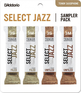 Трости для тенора D'Addario Sampler Pack Select Jazz №3S DSJ-K3S (4шт)