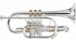Корнет in Bb "Besson", модель "Prestige 2028" (silver)