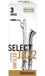 Трости для баритона D'Addario Select Jazz UnFiled №3 Hard (1 шт) RRS05BSX3H