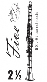 Трости для кларнета Bb Fedotov Reeds FIVE №2,5 (1 шт)