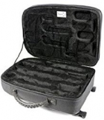 Кейс BAM NEW TREKKING для пары кларнетов Bb&A, цвет Brushed Aluminium