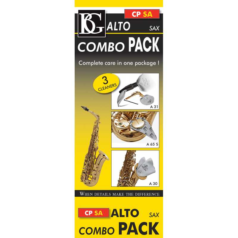 Комбо протирок BG Combo Pack для альт-саксофона CPSA