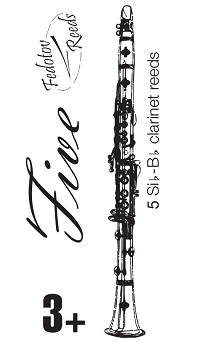 Трости для кларнета Bb Fedotov Reeds FIVE №3+ (1 шт)
