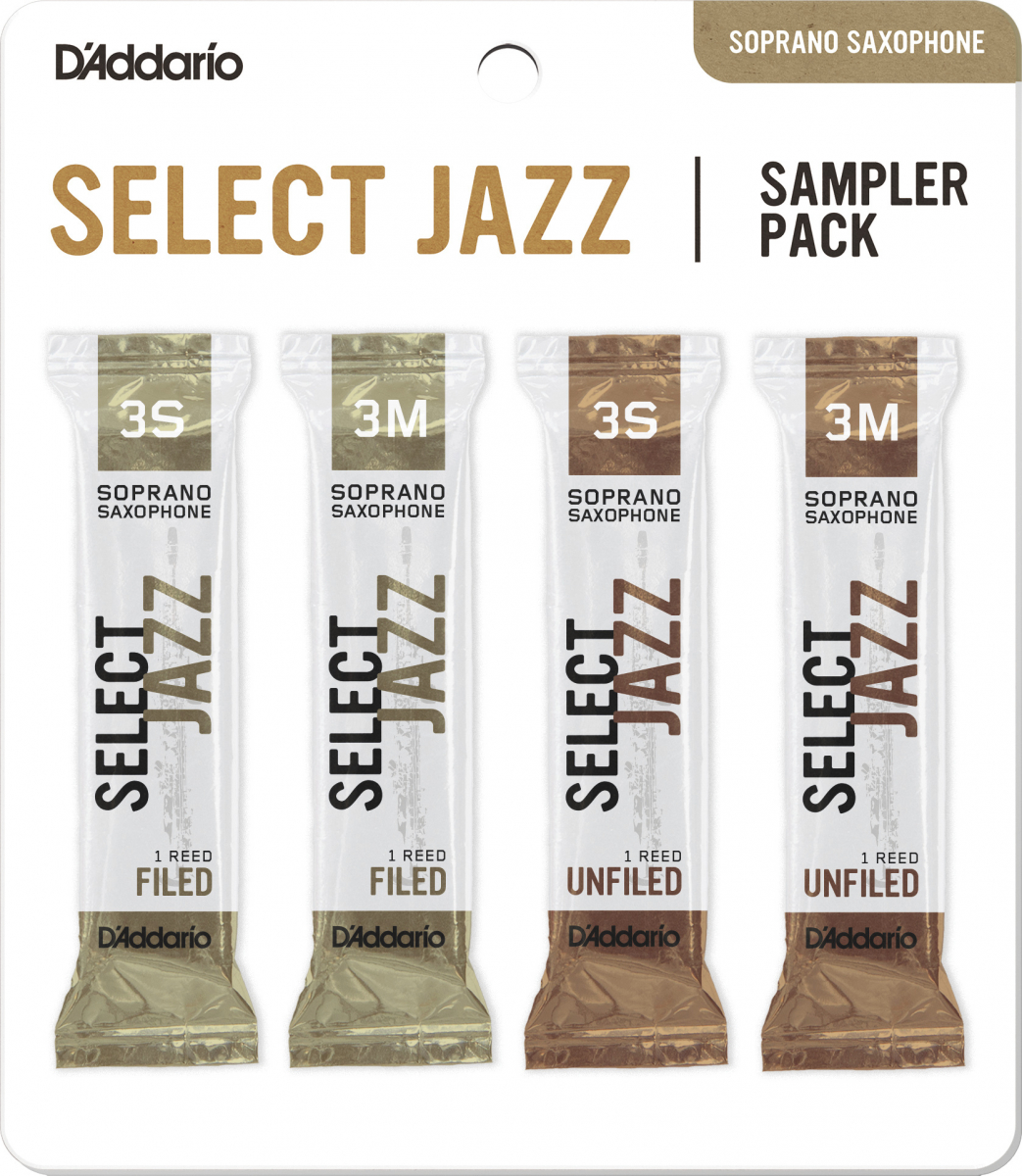 Трости для сопрано D'Addario Sampler Pack Select Jazz 3S (4 шт) DSJ-I3S