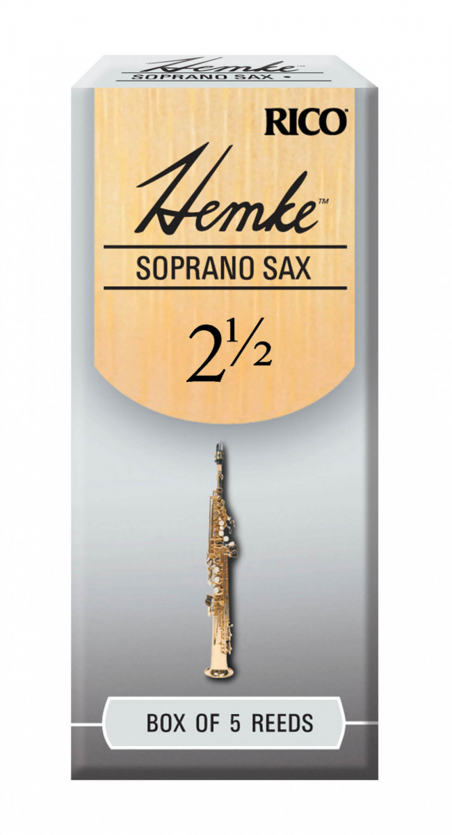 Трости для сопрано Rico Hemke №2,5 (1 шт) RHKP5SSX250