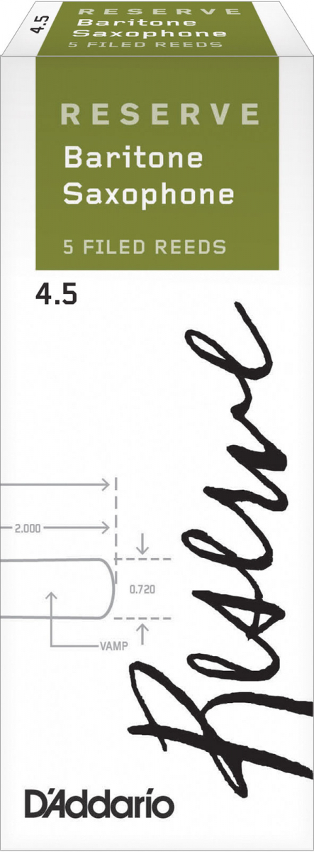 Трости для баритона D'Addario Reserve №4,5 (1 шт) DLR0545