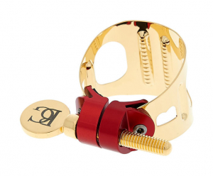 Лигатура для сопрано-саксофона "BG" DUO GOLD PLATED LDS1