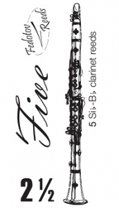 Трости для кларнета Bb Fedotov Reeds FIVE №2,5 (1 шт)
