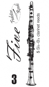 Трости для кларнета Bb Fedotov Reeds FIVE №3 (1 шт)