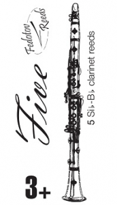 Трости для кларнета Bb Fedotov Reeds FIVE №3+ (1 шт)