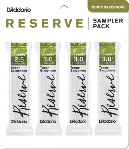 Трости для тенора D'Addario Sampler Pack Reserve №2,5/3/3+ (4 шт) DRS-K25