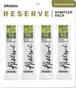 Трости для тенора D'Addario Sampler Pack Reserve №3/3+/3,5 (4 шт) DRS-K30