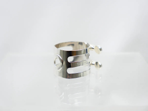 Лигатура для кларнета in Bb "Ishimori", модель "WoodStone" Solid Silver
