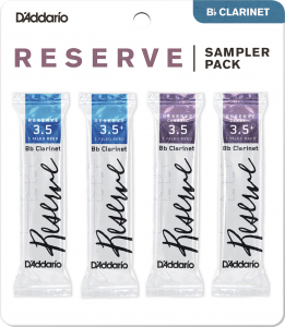 Трости для кларнета Bb D'Addario Sampler Pack Reserve №3,5 (4 шт) DRS-C35