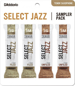 Трости для тенора D'Addario Sampler Pack Select Jazz 3S (4 шт) DSJ-K3S