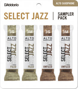 Трости для альта D'Addario Sampler Pack Select Jazz 3S (4 шт) DSJ-J3S