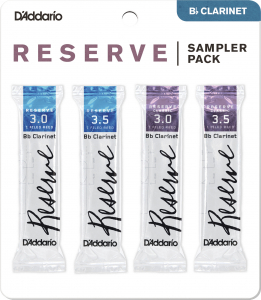 Трости для кларнета Bb D'Addario Sampler Pack Reserve №3 (4 шт) DRS-C30