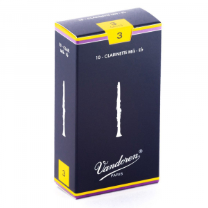 Трости для кларнета Eb Vandoren Traditional №3 (1 шт) CR113